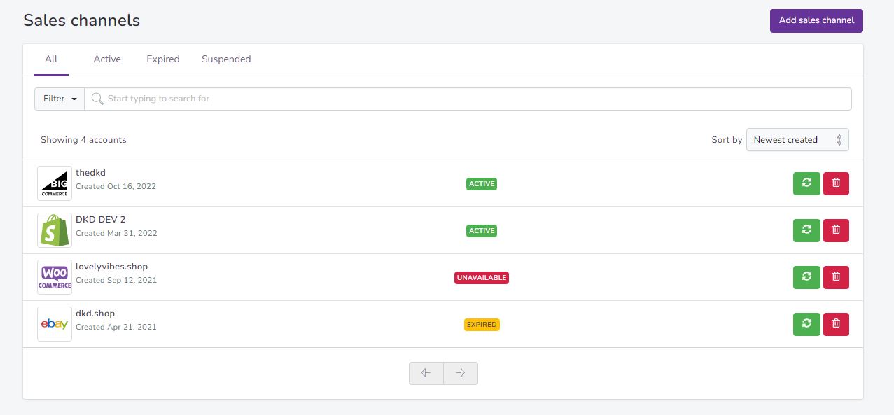 dkd add shopify store