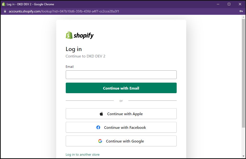 dkd add shopify store